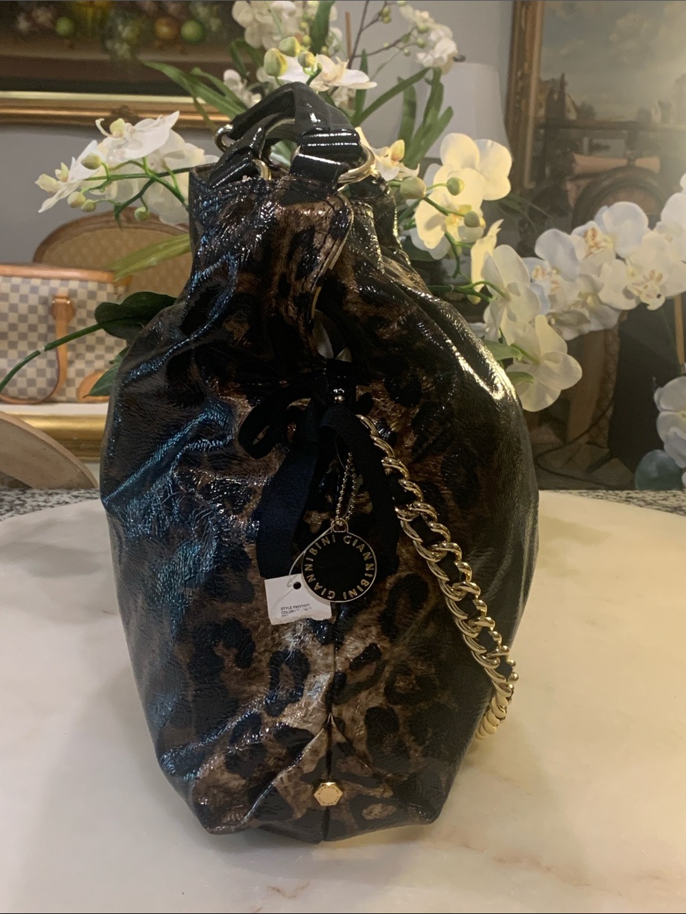 Gianni Bini Leopard and Tan Satchel - Picture 3 of 15